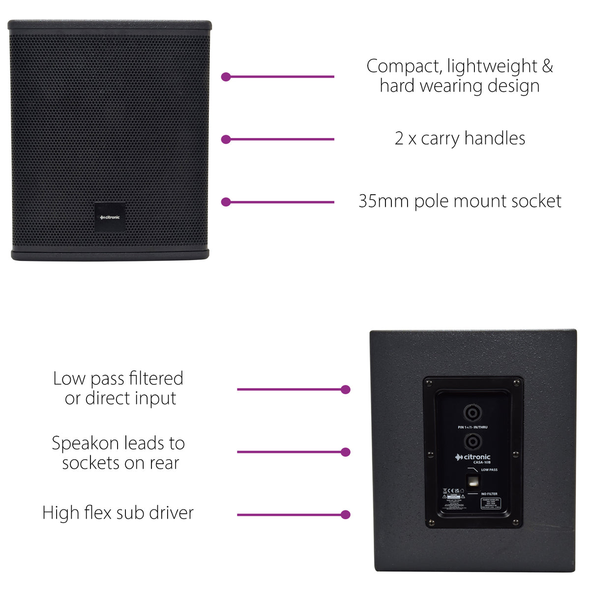 CASA Passive Sub Cabinets