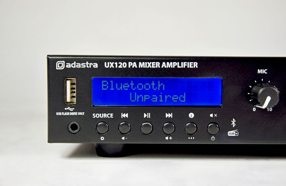 UX Series Compact 100V Mixer-Amplifiers