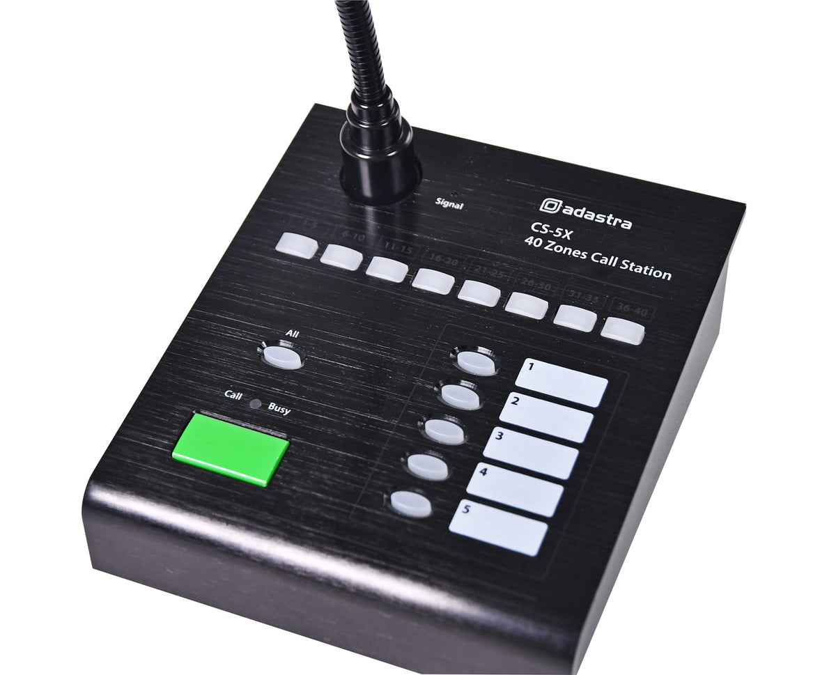 CS-5X Call Station for RX45 Audio Matrix