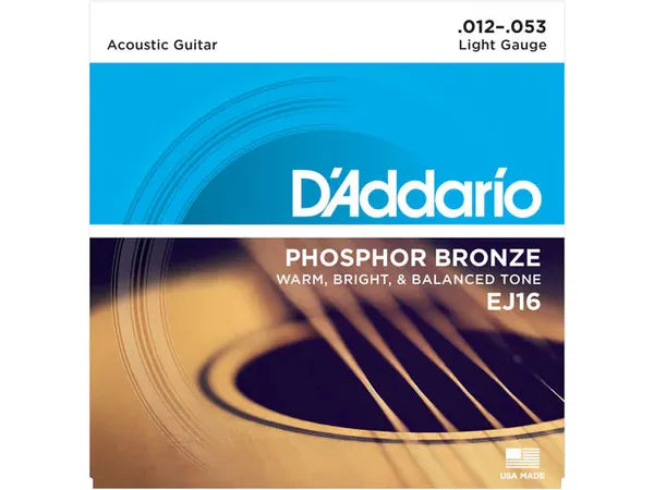 D'Addario EJ-16 Phosphor Bronze 12-53