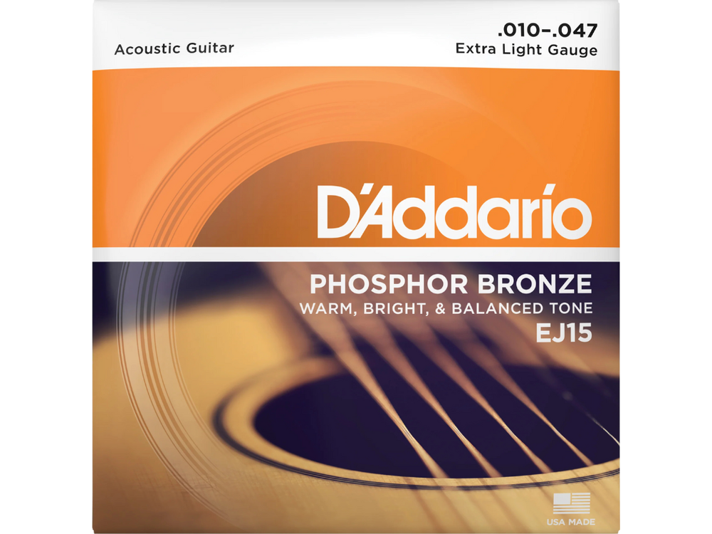 D'Addario EJ-15 Phosphor Bronze 10-47