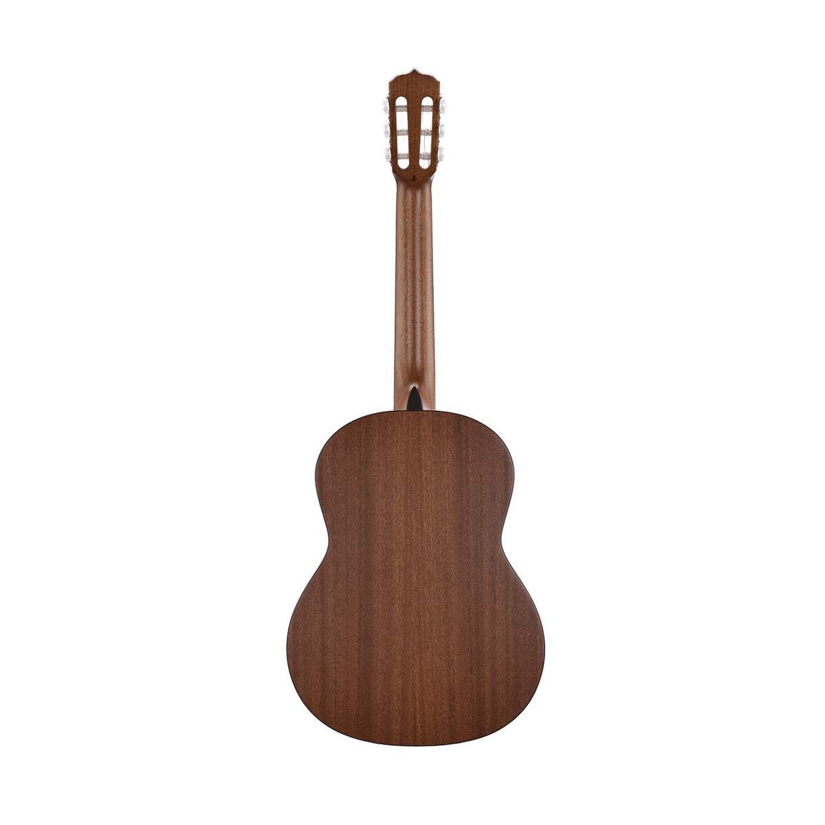 Vedra Model 3M Solid Cedar Classical Nylon-String Guitar – Natural Matte, rear view