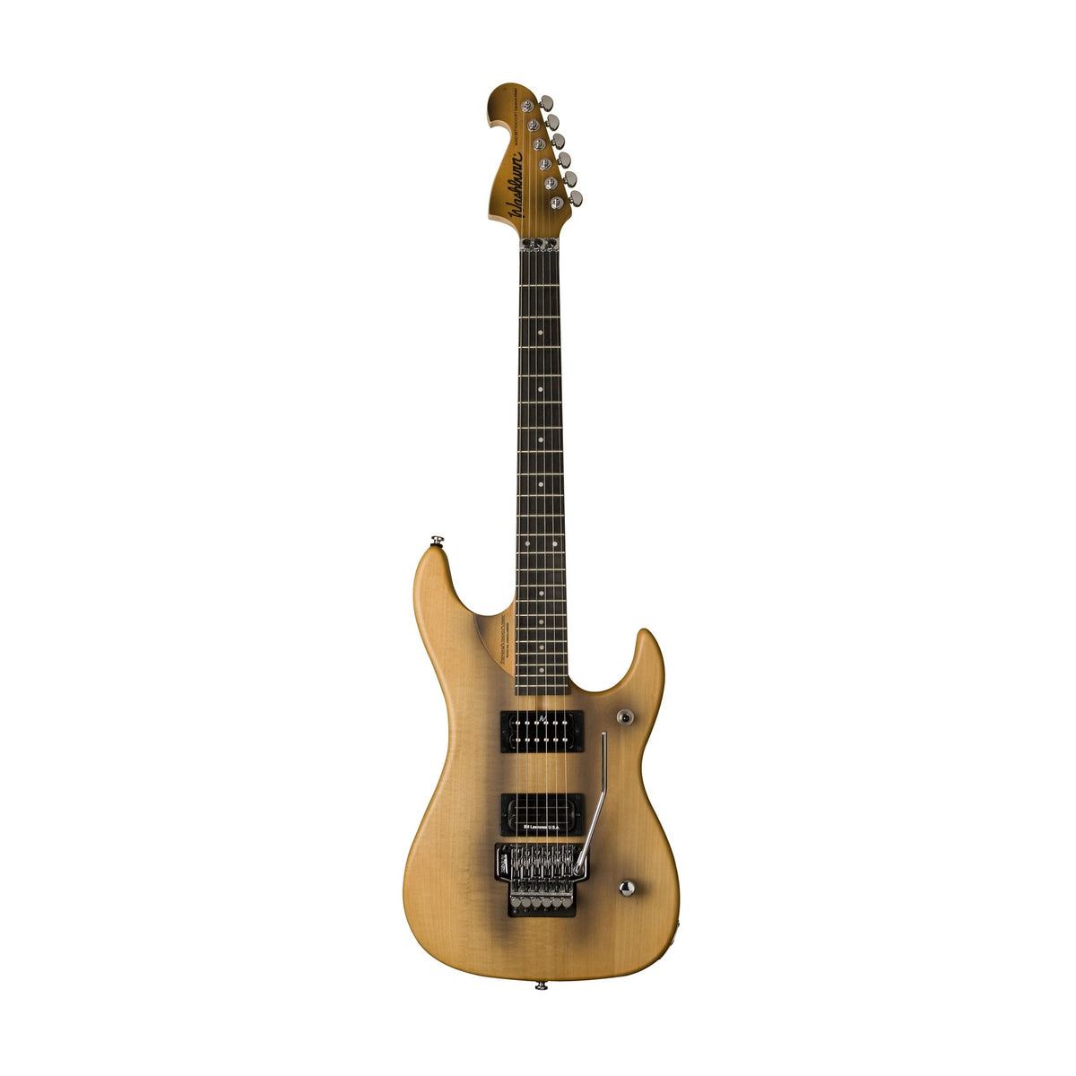 Full-length front view of Washburn N24 Nuno Bettencourt Signature Electric Guitar – Vintage Matte