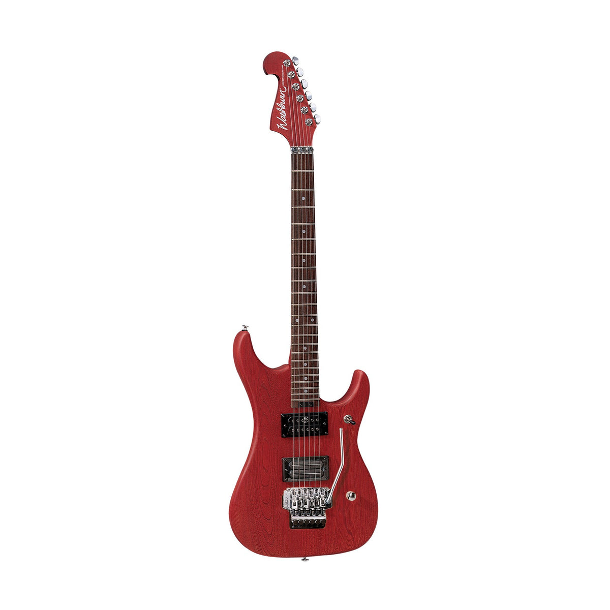 Full-length front view of Washburn N2 Nuno Bettencourt Signature Electric Guitar – Padauk Stain