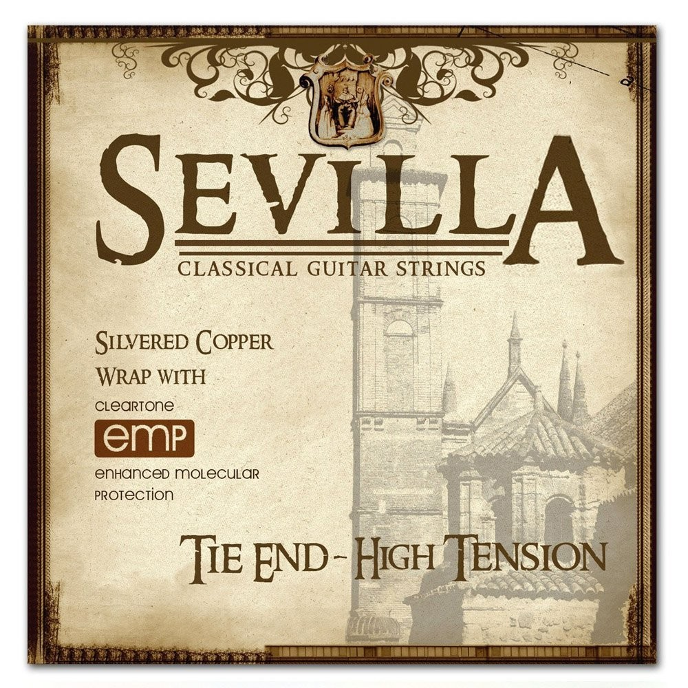 Cleartone Sevilla Treated Classical Strings High Tension Tie Ends