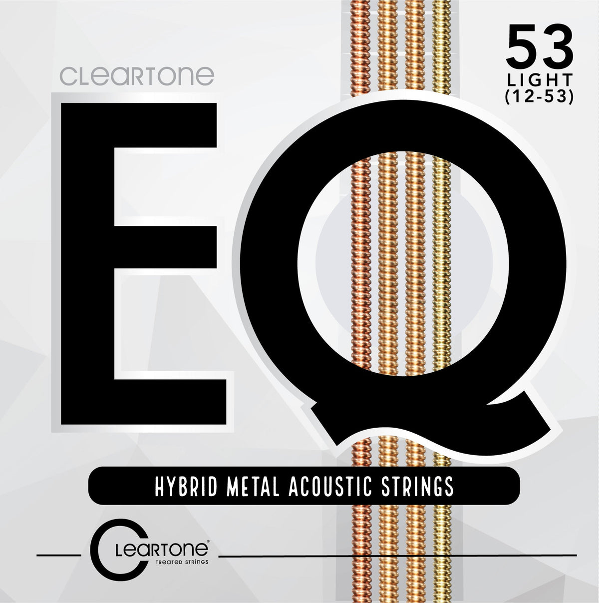 Cleartone EQ Hybrid Metal Acoustic Strings Light 12-53 packet