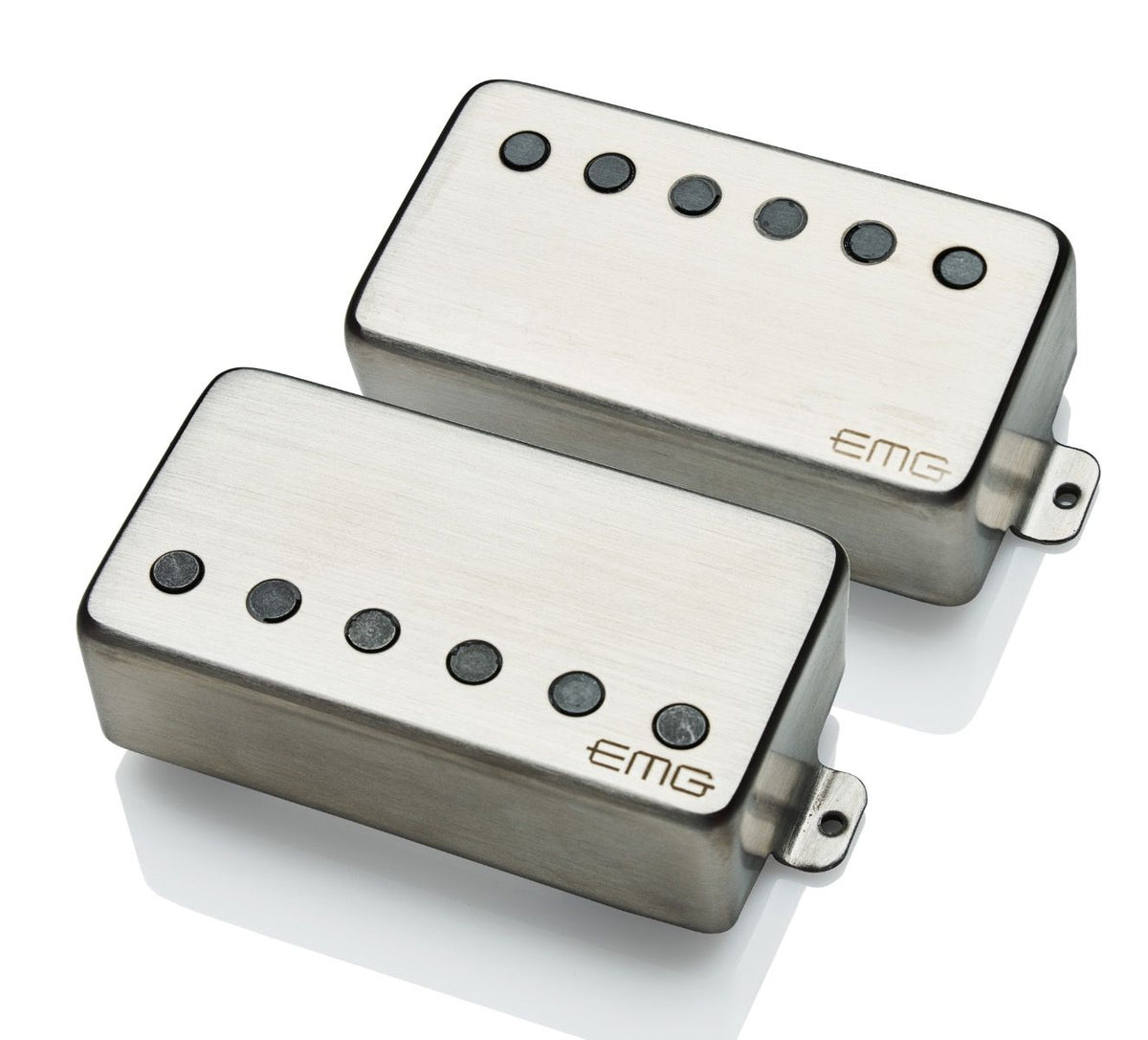 EMG 57TW/66TW Brushed Chrome set — Floyd-spaced variant