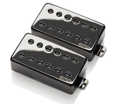 EMG LF-DMF guitar pickup set - Black Chrome