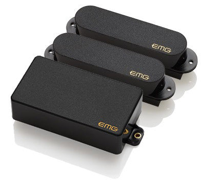 EMG SA/SA/89 Strat guitar pickup set Black