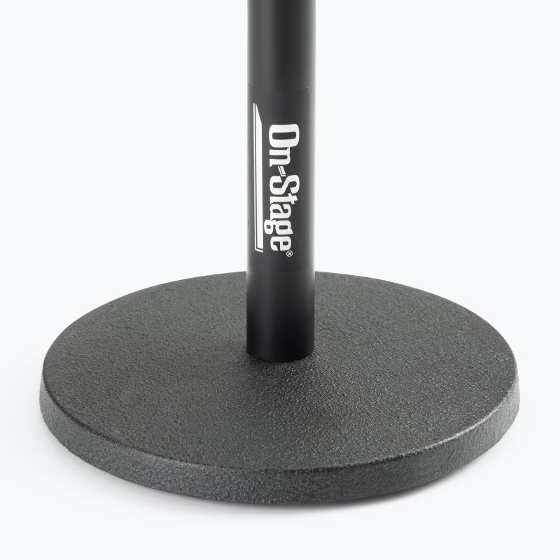 On-Stage DS7200B Adjustable Desktop Microphone Stand – Black – weighted base