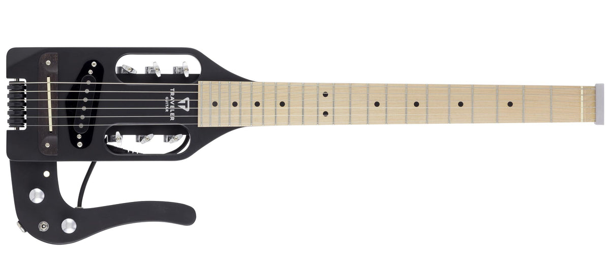 Traveler Guitars Pro-Series Standard Matte Black front view