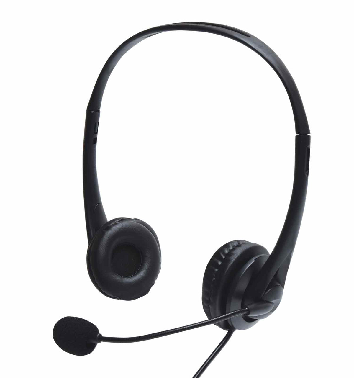 USB Multimedia Headset with Boom Microphone