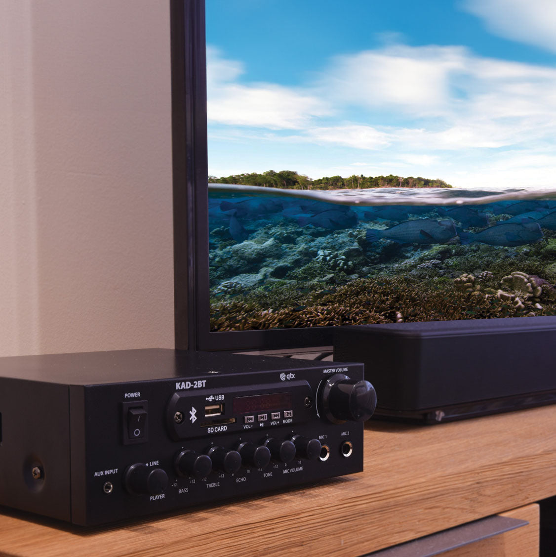 Digital Stereo Amplifier with Bluetooth
