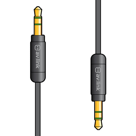 Precision 3.5mm Stereo plug to 3.5mm stereo plug lead 0.5m