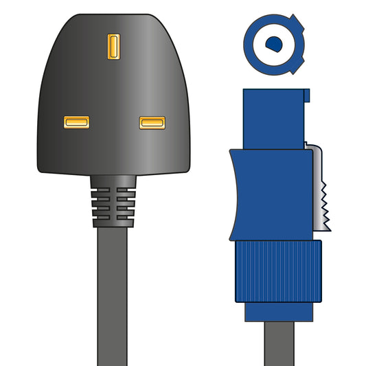 3m UK Mains Twist and Lock