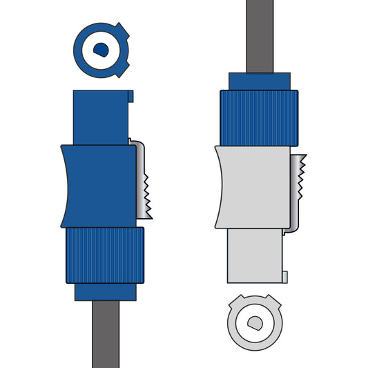 6m daisy chain Twist and Lock