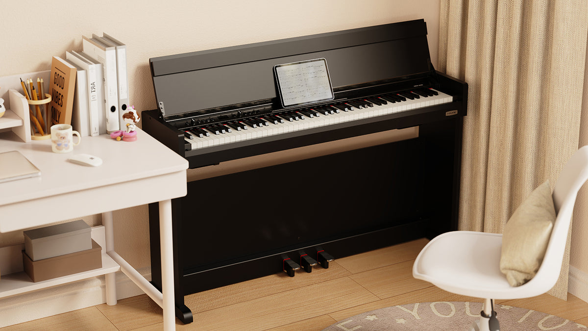 NCK-330 Digital Upright Piano - Black