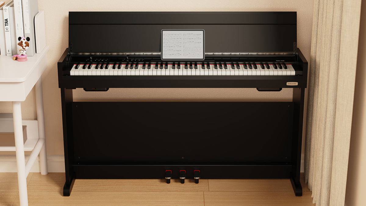 NCK-330 Digital Upright Piano - Black