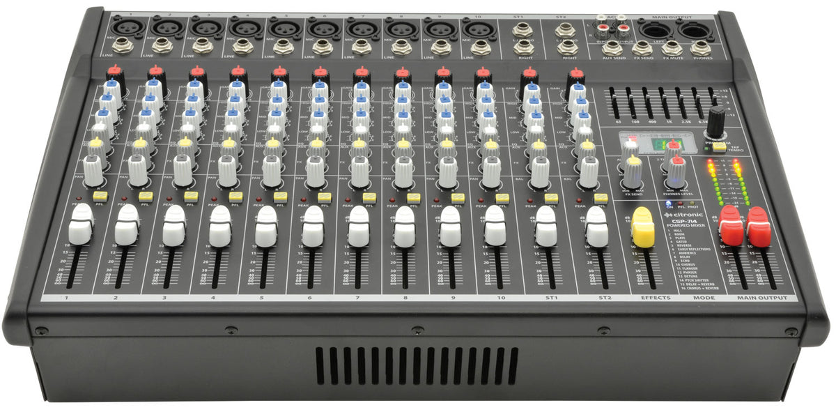CSP-714 powered mixer 700W