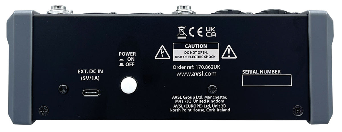 CMA-6 Compact Mixer with DSP FX and BT/USB