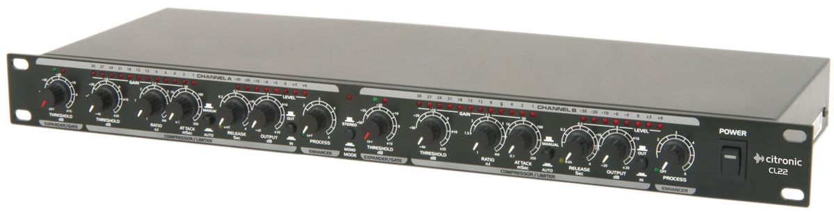 CL22 stereo compressor/limiter/gate