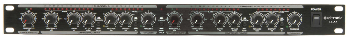 CL22 stereo compressor/limiter/gate