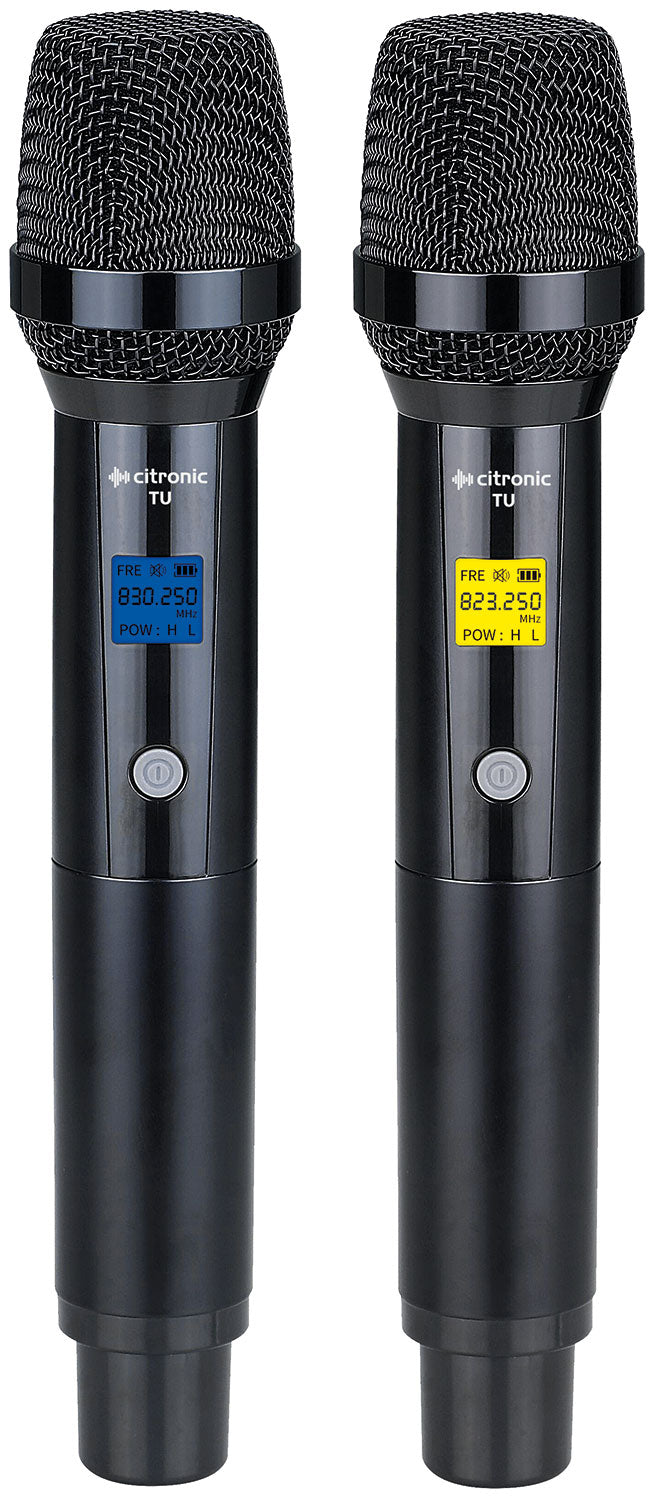TU2 Dual PLL Mic Set - 2 x Handheld Transmitters