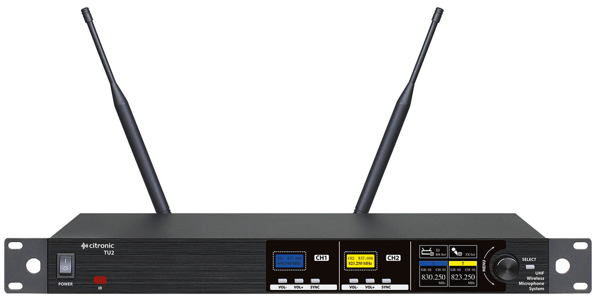 TU2 Dual PLL Mic Set - 2 x Handheld Transmitters