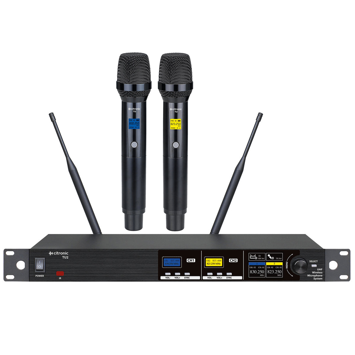 TU2 Dual PLL Mic Set - 2 x Handheld Transmitters
