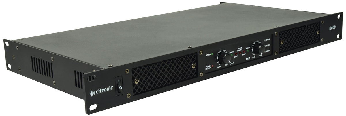 D600 Class-D Amplifier 2 x 300Wrms