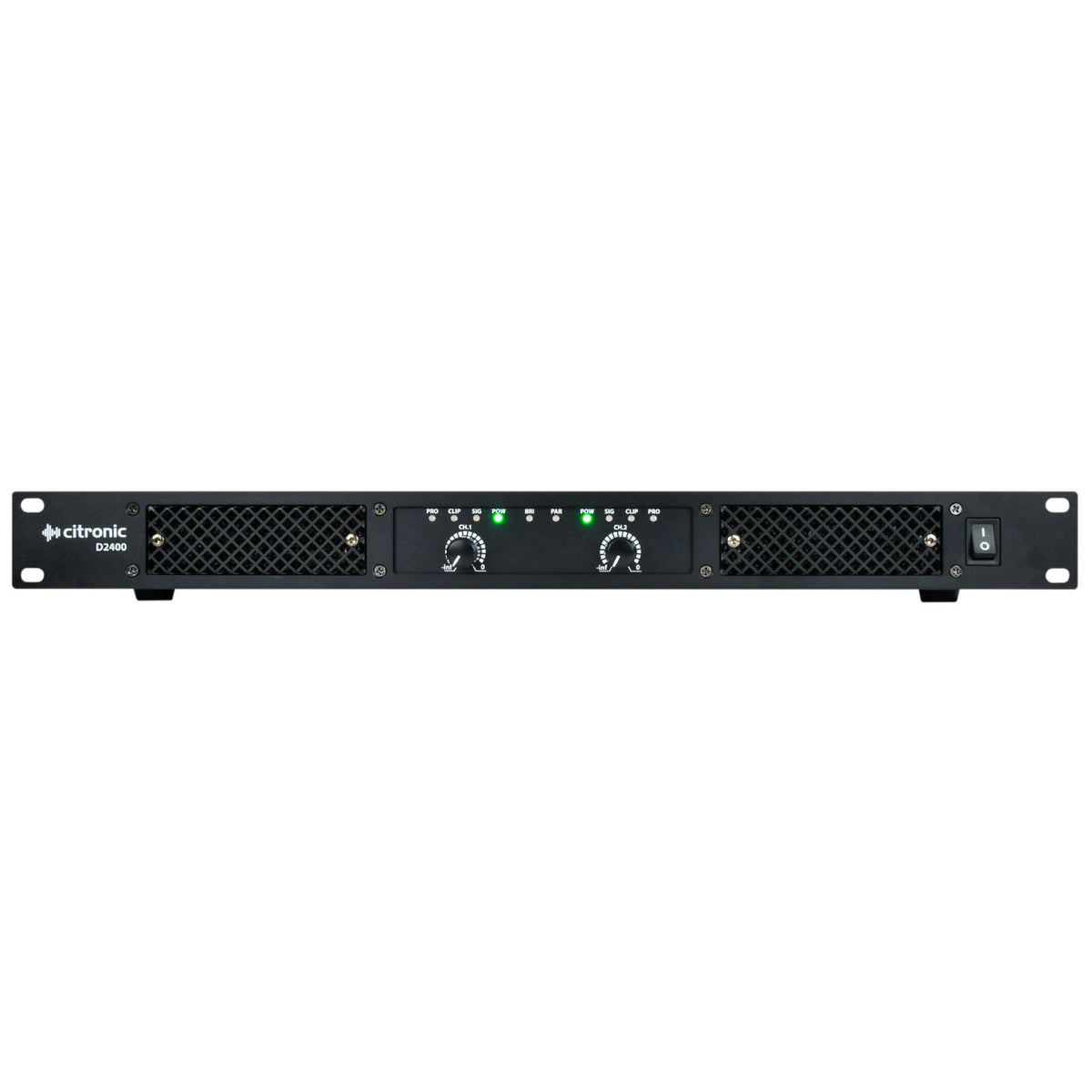 D2400 Class-D Amplifier 2 x 1200Wrms @ 4 Ohms