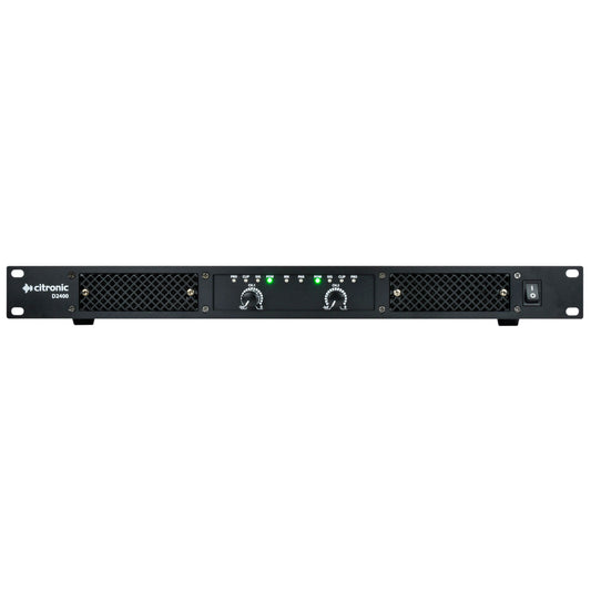 D2400 Class-D Amplifier 2 x 1200Wrms @ 4 Ohms