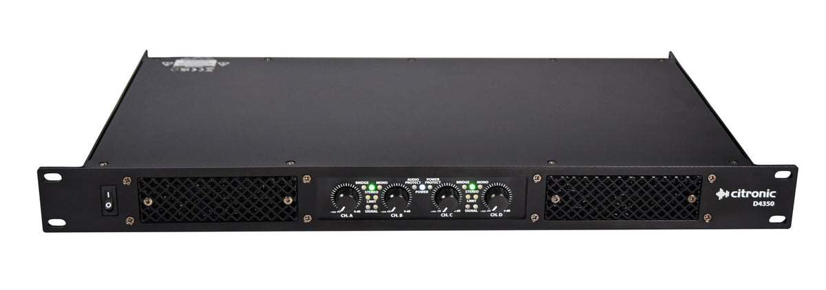D4350 Quad Amplifier 4 x 350Wrms