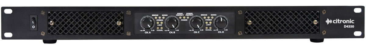 D4350 Quad Amplifier 4 x 350Wrms