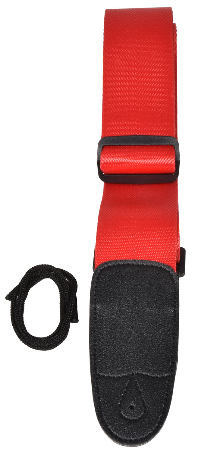 Guitar Strap Webbing Red