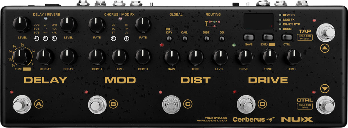 Cerberus Guitar Effect Pedal