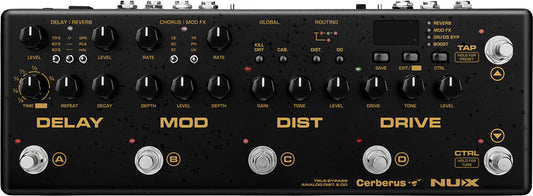 Cerberus Guitar Effect Pedal