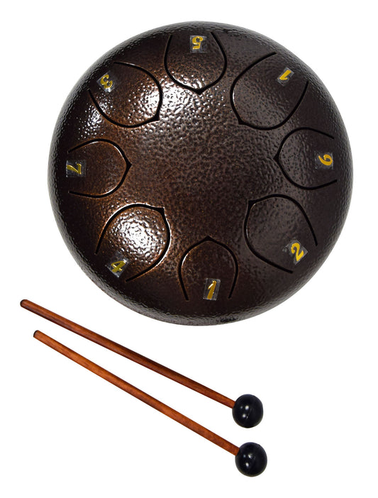 Tongue Drum 6 inch 8-note - Bronze