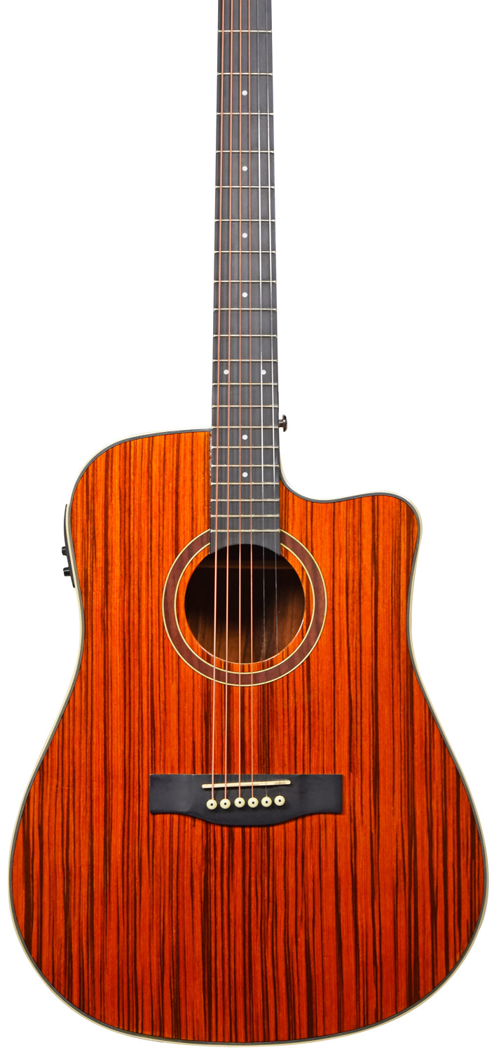 Sundown Electro-Acoustic Western Guitar - Dark Zebrano