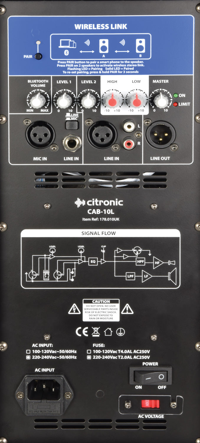 CAB-10L BT Link Speaker 220W