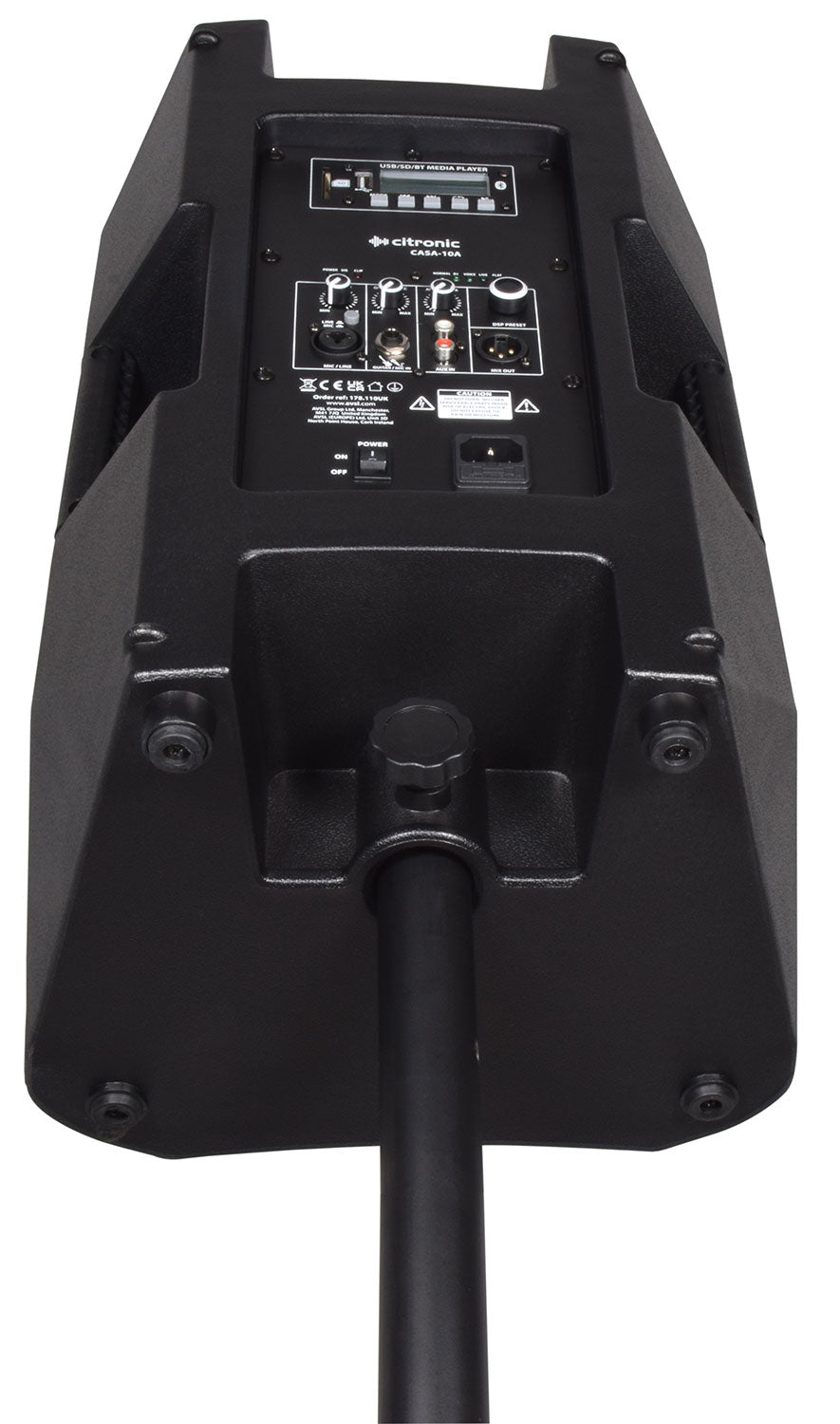 CASA-10A Active Cab 10" 220W RMS + USB/SD/BT