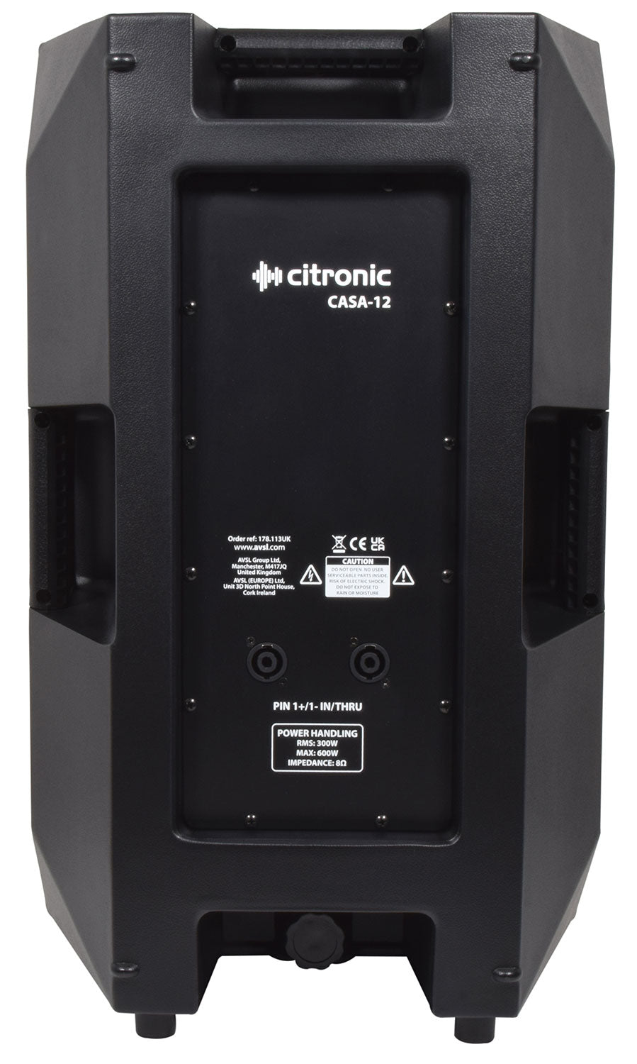 CASA-12 Passive 12" Full Range PA Cabinet 300Wrms