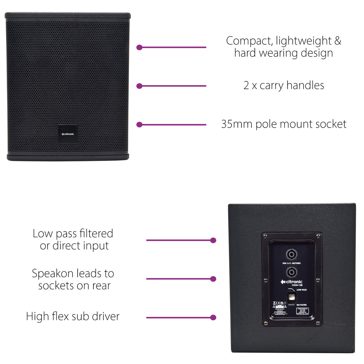 CASA Passive Sub Cabinets