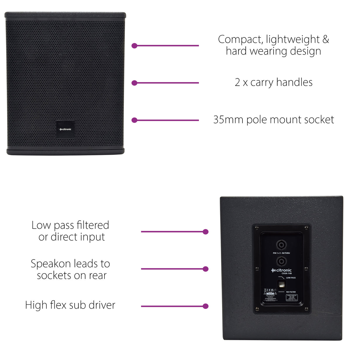CASA Passive Sub Cabinets