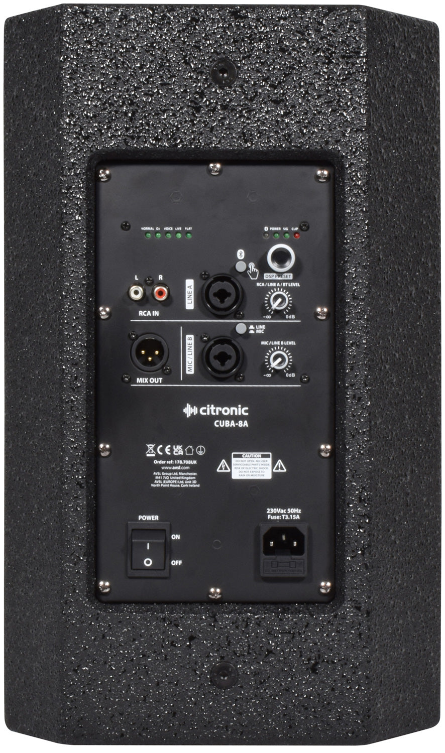 CUBA-8A Active Full-Range Cabinet 250W
