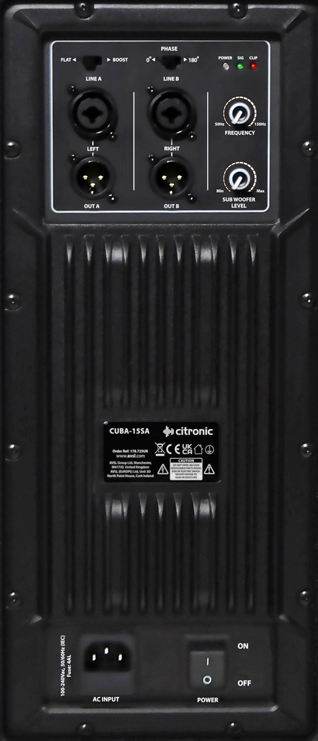 CUBA High Power Active Sub Cabinets