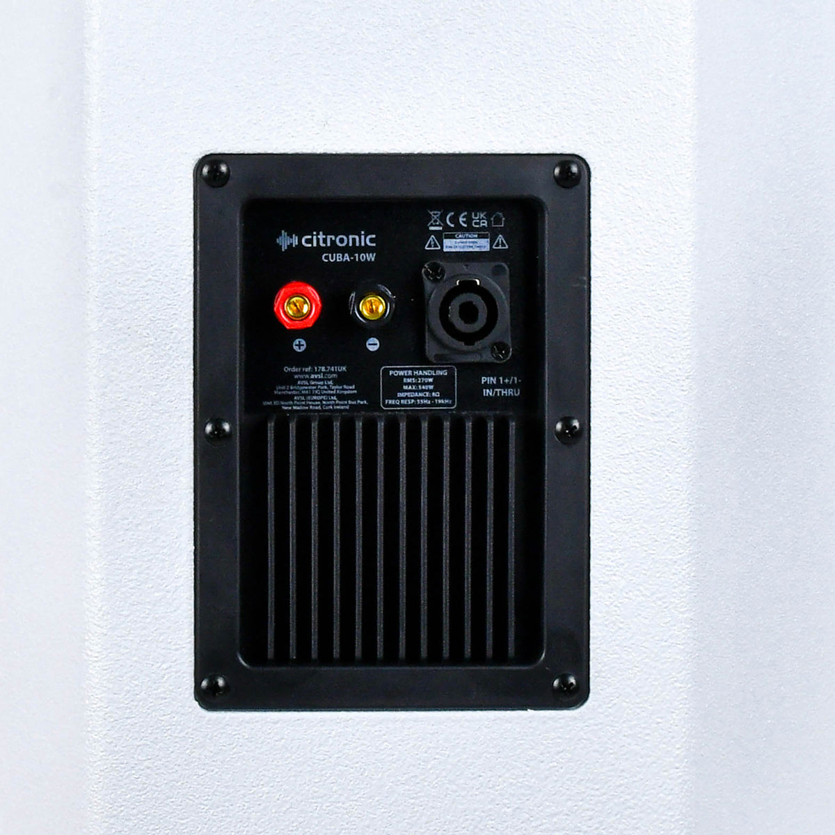 CUBA-10W Passive Full-Range Cab - White