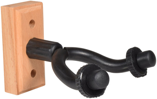 Wall Mount Guitar Hanger with Wooden Base