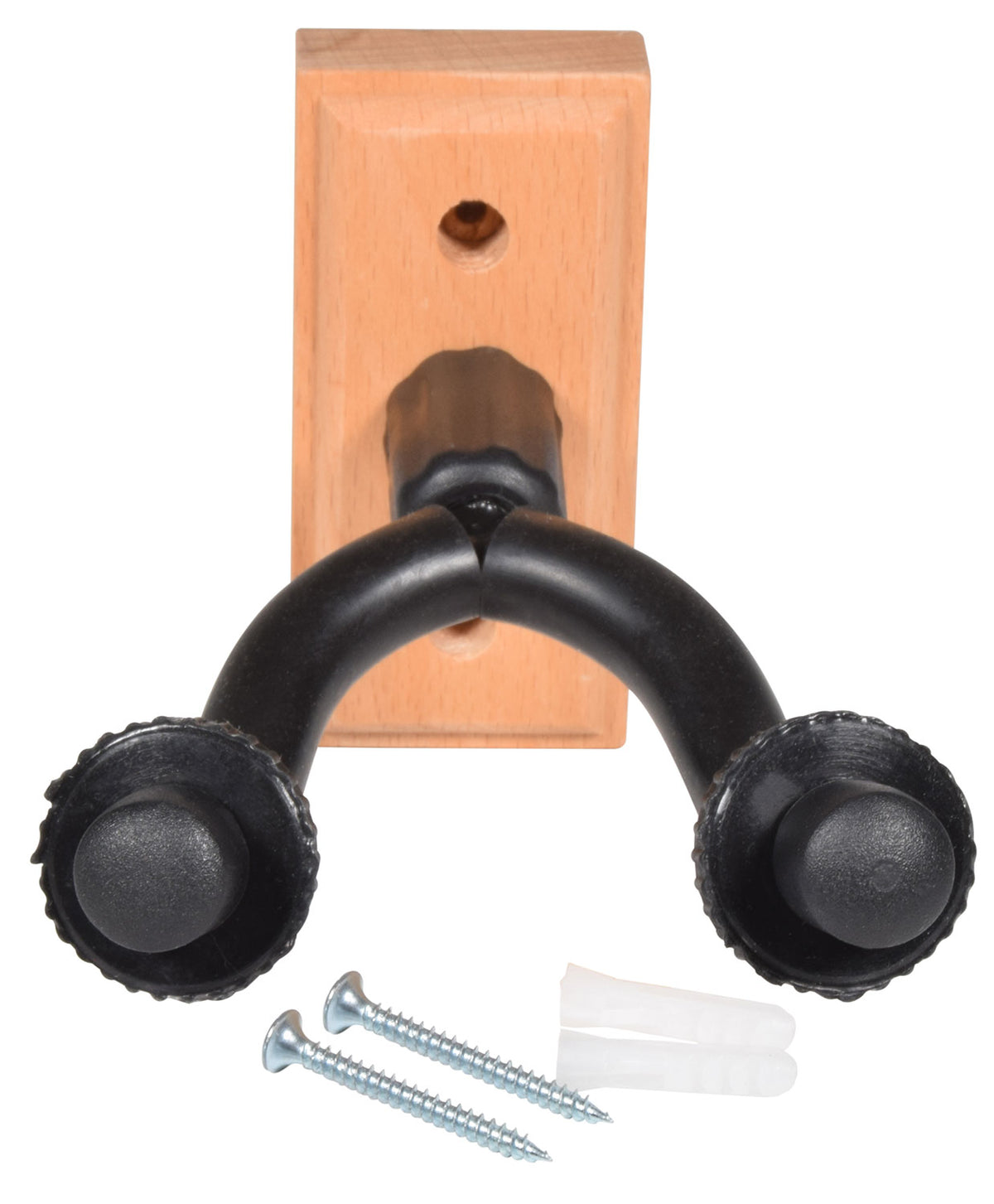 Wall Mount Guitar Hanger with Wooden Base