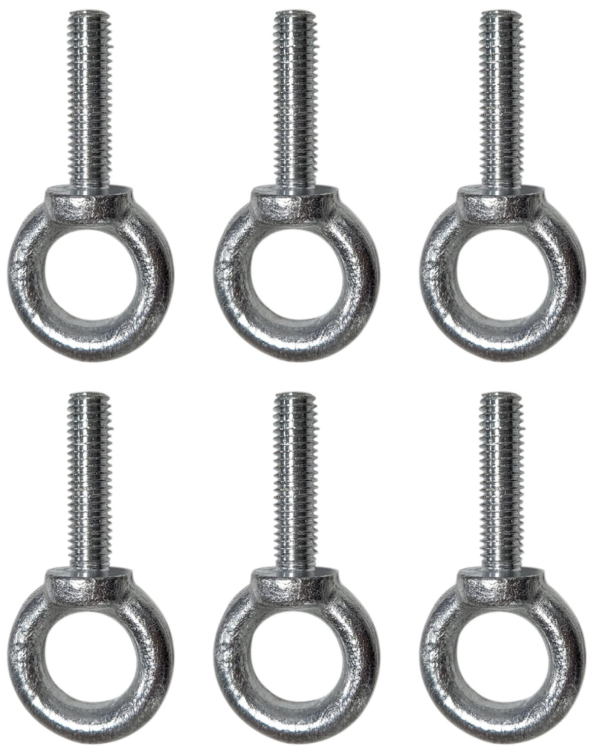 Collared Eyebolts - Pack of 6
